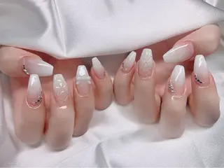 ネイル Kei Nail 長さ出し 付け放題のネイルデザイン