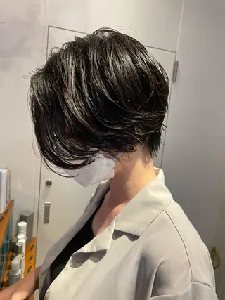 ショート パーマ レイヤー／パーマ TAKUYAのヘアスタイル
