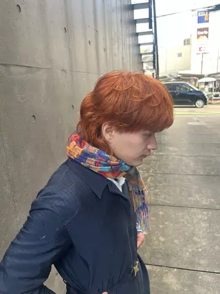 ミディアム カラー メンズ 伊藤 心良のヘアスタイル