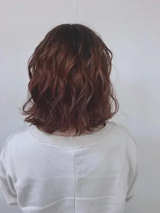 ミディアム 穐田 司樹のヘアスタイル