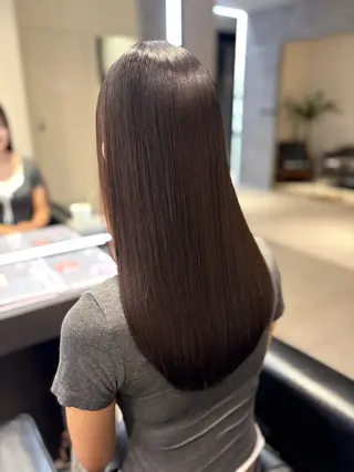 ロング 髪質改善・水素カラー ARIA(ému)のヘアスタイル