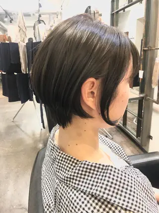 ショート カラー 千葉 郁也のヘアスタイル