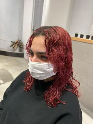 セミロング カラー オタク特化美容師💟 チバコナツのヘアスタイル