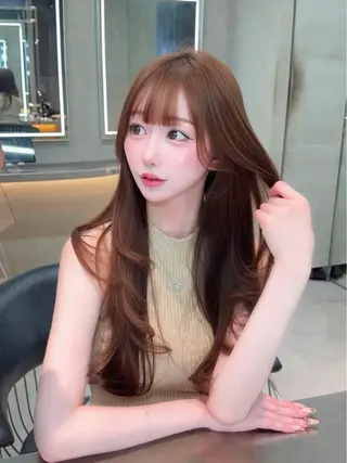 ロング カラー ヘアアレンジ 【博多髪質改善】 吉村 清志のヘアスタイル