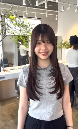 ロング ྀི akane   ྀིのヘアスタイル
