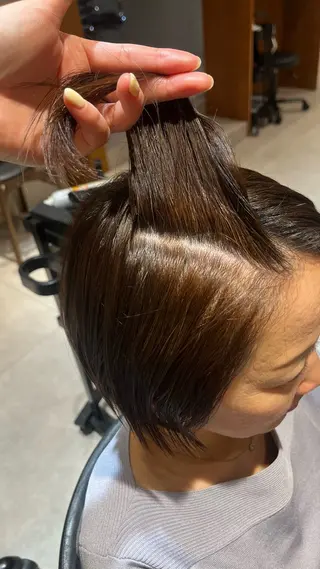 ショート 🩵透明感カラー🩵 /表参道/うららのヘアスタイル