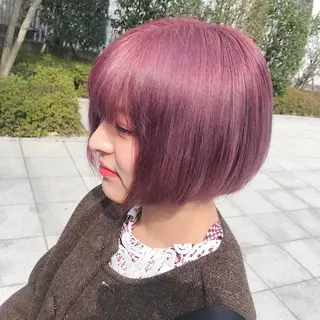 ミディアム カラー ヘアアレンジ メンズ キッズ ブリーチの髪様 MASATOのヘアスタイル