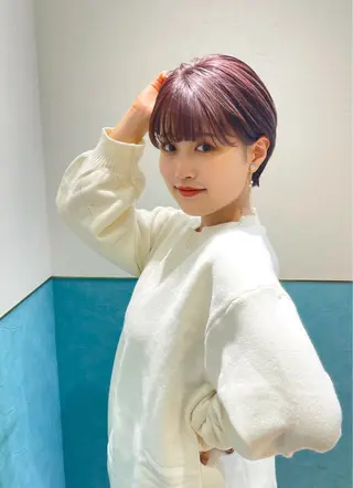 ショート ショート/ボブ 艶髪カラーTOSHIのヘアスタイル