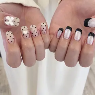 ネイル 【岐阜💅🏻】 オトナ可愛い🤍🪄のネイルデザイン