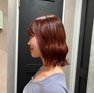 カラー 🍒暖色カラー /Mina/渋谷🍒のヘアスタイル