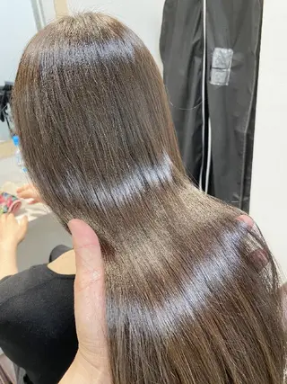 ロング カラー デジタルパーマ💫/ 似合わせカット✂️のヘアスタイル