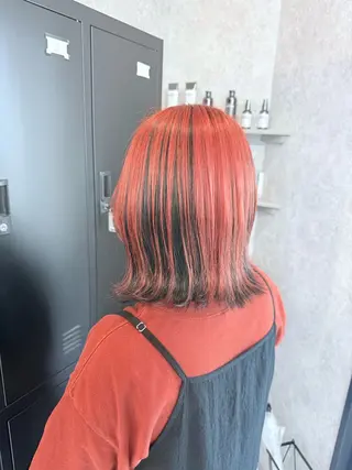 ショート カラー 🌺ハイトーン🌺 矢葺 なぎさ🌺🌺のヘアスタイル