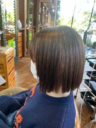 ミディアム カラー 奥田 勝亮のヘアスタイル