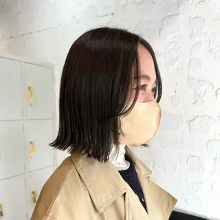 ミディアム カラー うる艶カラー 🪽💫まいかのヘアスタイル