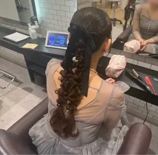ロング ヘアアレンジ 🎀ヘアアレンジ 🎀ななみのヘアスタイル
