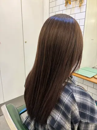 ロング カラー 💐赤系カラー/ レイヤーりゅーき💐のヘアスタイル
