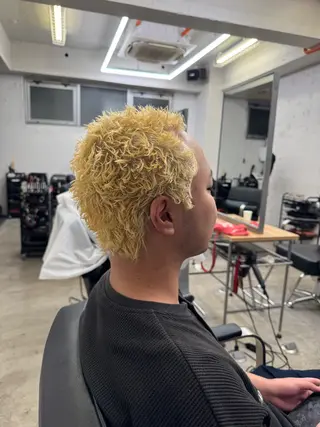 ショート カラー パーマ メンズ 💈メンズ特化💈 TASUKUのヘアスタイル
