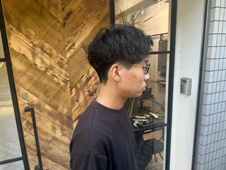 ショート パーマ 【gemini店長】 メンズ特化中野稜平のヘアスタイル