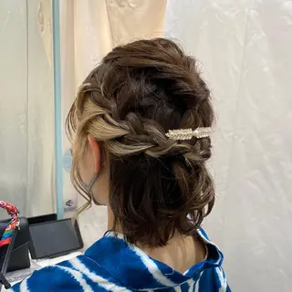 ヘアアレンジ 荒山 栞奈のヘアスタイル