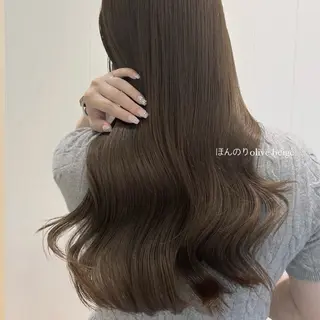 ロング カラー ブリーチなしWカラー ／レイヤー🎀マリノのヘアスタイル