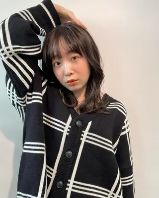 ミディアム ❤️ショートカット ・顔周りカット❤️のヘアスタイル