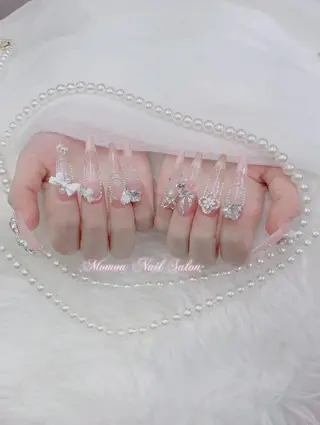 ネイル MoMoA Nail ネイル長さ出し専門店のネイルデザイン