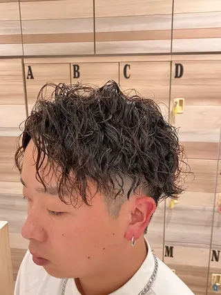 ショート パーマ メンズ モデル様募集中🍏✨ Ash_Manamiのヘアスタイル