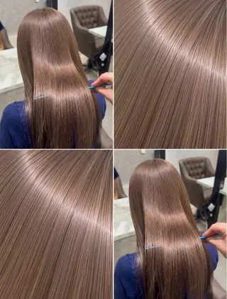 ロング カラー 色落ちまで盛れる 💟まなみのヘアスタイル