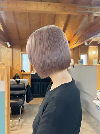 カラー 🌻ボブカット モデル募集中🪽のヘアスタイル