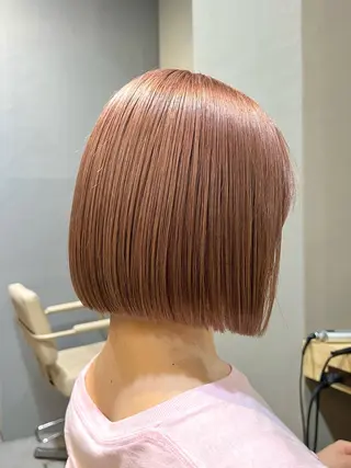 ショート カラー 神戸ボブ✂️ ioe三宮/田 伸佳のヘアスタイル