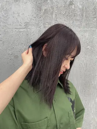 カラー 中村 真珠のヘアスタイル