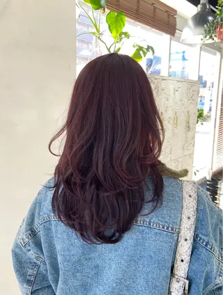 ロング まつ あみのヘアスタイル