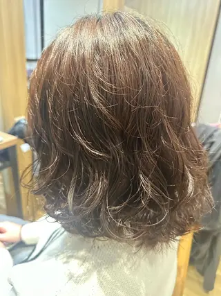 ミディアム パーマ ✨✂️Nori ✂️✨のヘアスタイル