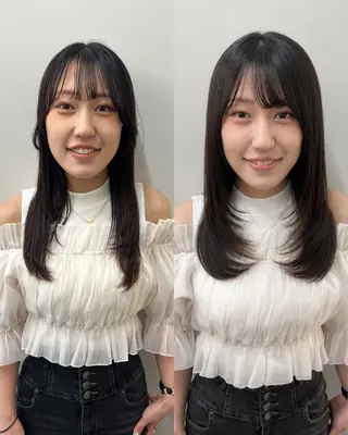セミロング 峠 祐樹のヘアスタイル