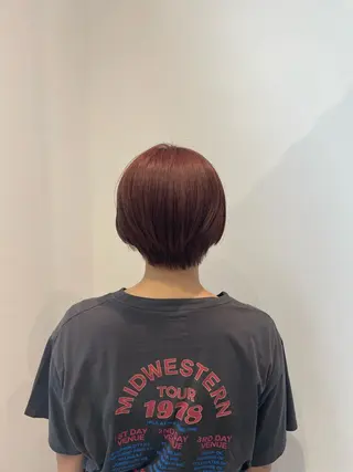 ショート minatsu 東京の技術を京都でのヘアスタイル