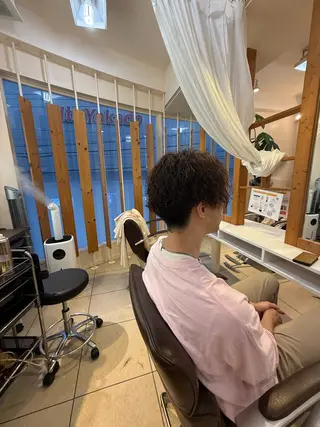 パーマ メンズ 青山 光のヘアスタイル