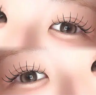 マツエク・マツパ 。ꕤ°₊sakura 束感まつ毛⊹𓈒✿のマツエク・マツパデザイン