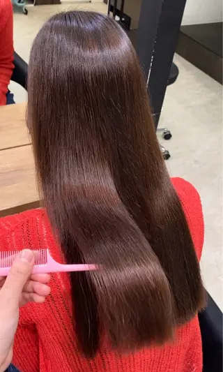 ロング 縮毛矯正/ショート/ 🎀かえで🎀/渋谷のヘアスタイル