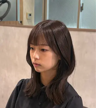 ミディアム 上原 佑介のヘアスタイル