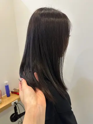 セミロング カラー レイヤー/ヘアセット 💐nao.のヘアスタイル