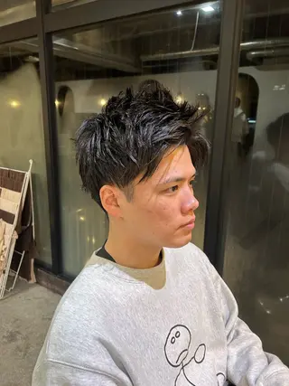 ショート メンズ twig 山田 永嶋芽衣のヘアスタイル