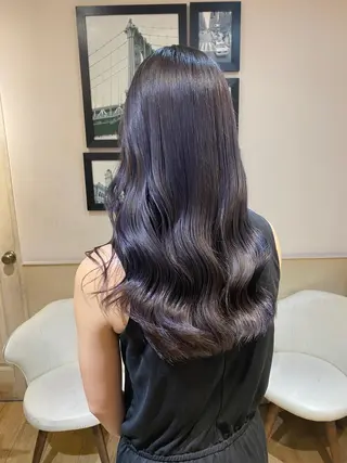 ロング カラー メンズパーマ特化 望月謙二郎のヘアスタイル