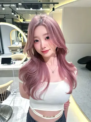 ロング カラー 《髪質改善✖️オリー ブ🧸》小嶋拓也のヘアスタイル