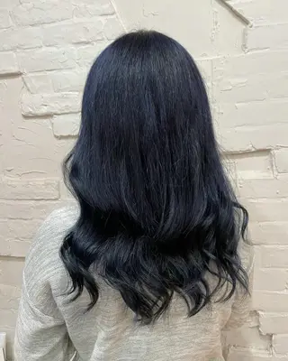 セミロング カラー ヘアアレンジ 【ピンク/韓国ヘア/ ヘアセット】亜海のヘアスタイル