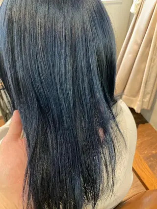 ミディアム カラー 縮毛矯正&髪質改善 ⭐️OGUのヘアスタイル