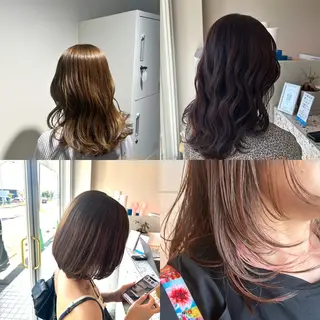 ミディアム 工藤 慎伍のヘアスタイル