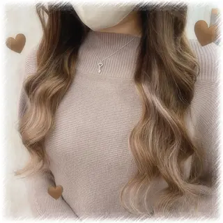 ロング カラー ヘアアレンジ ️🫧中島遼香🫧 Ess🪽髪質改善のヘアスタイル