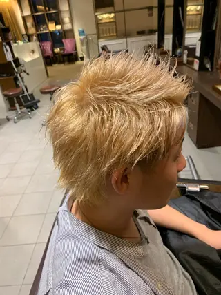 カラー メンズ 美髪形成!色素改善! 秋田 和輝のヘアスタイル