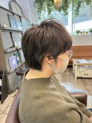 ショート カラー Ai   まとまる 縮毛矯正/ショートのヘアスタイル