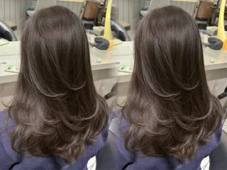 ミディアム 谷川が作る熊本1🥇 レイヤーカットのヘアスタイル